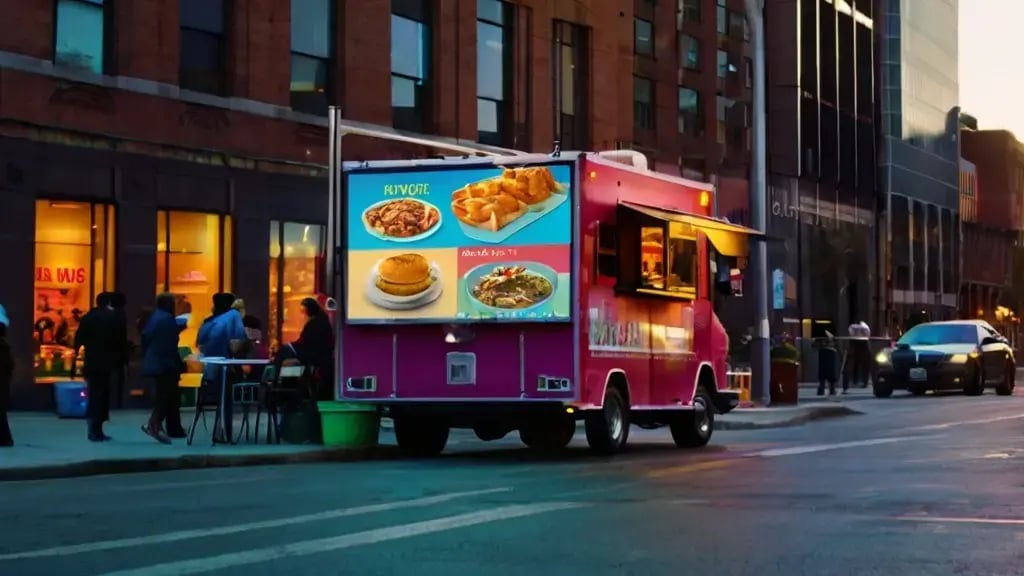 Digital Menu Boards in Food Trucks - 3