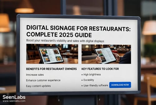 Digital signage for QSR - guide