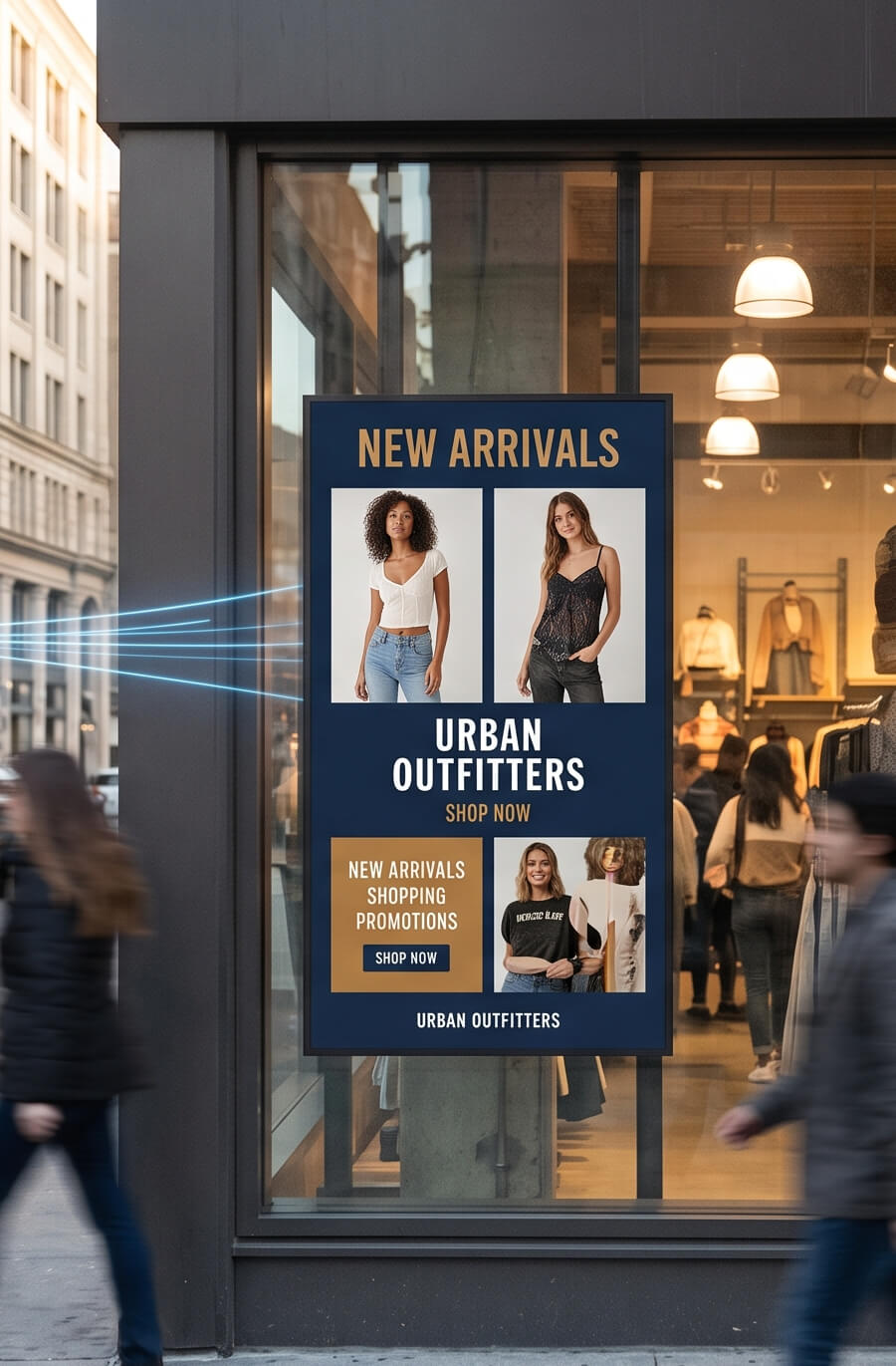 Retail franchise storefront digital display — 156 screens across 38 stores on one managed network