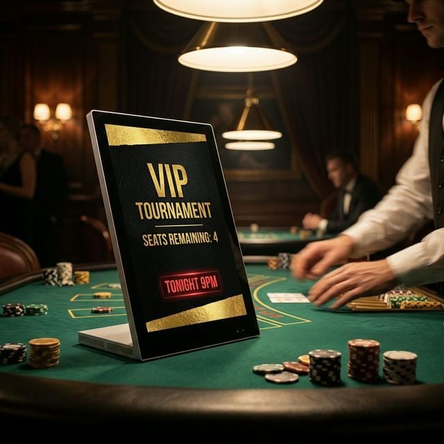 Sizing Digital Table Tents