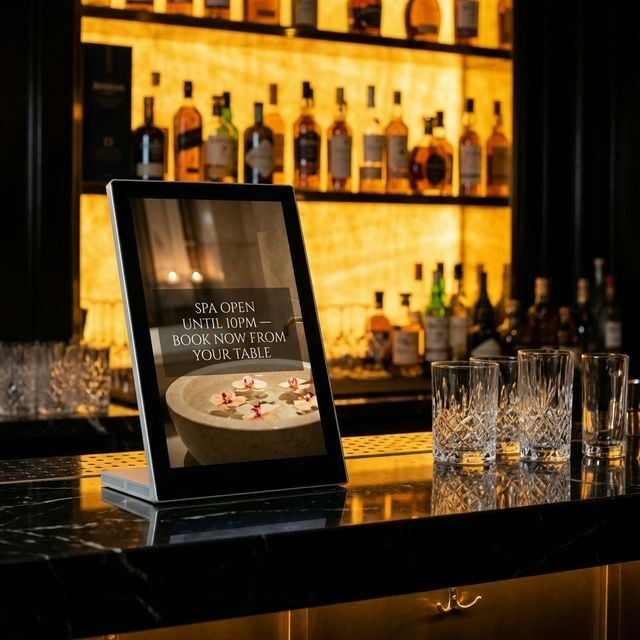 Digital Table Tent vs QR Menu