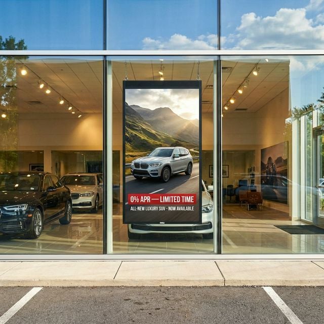 High Brightness Window Display Nits