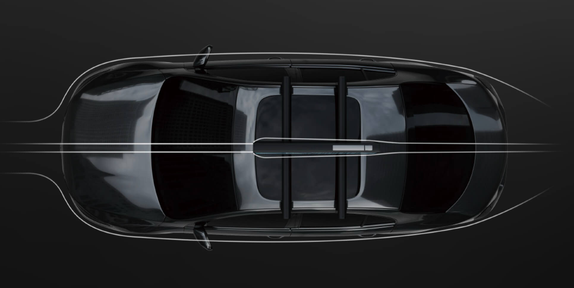 Rooftop LED aerodynamic design