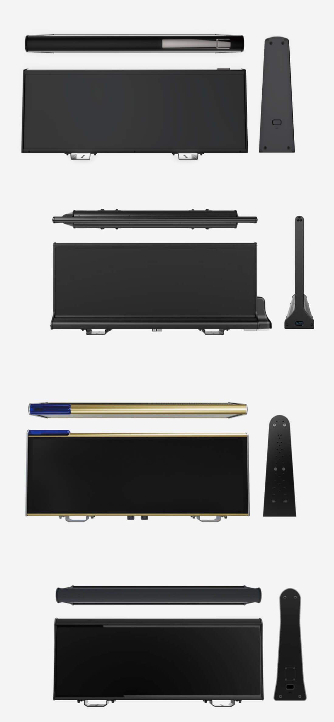 All Rooftop LED Form Factors - Standard, Aerodynamic, Corner