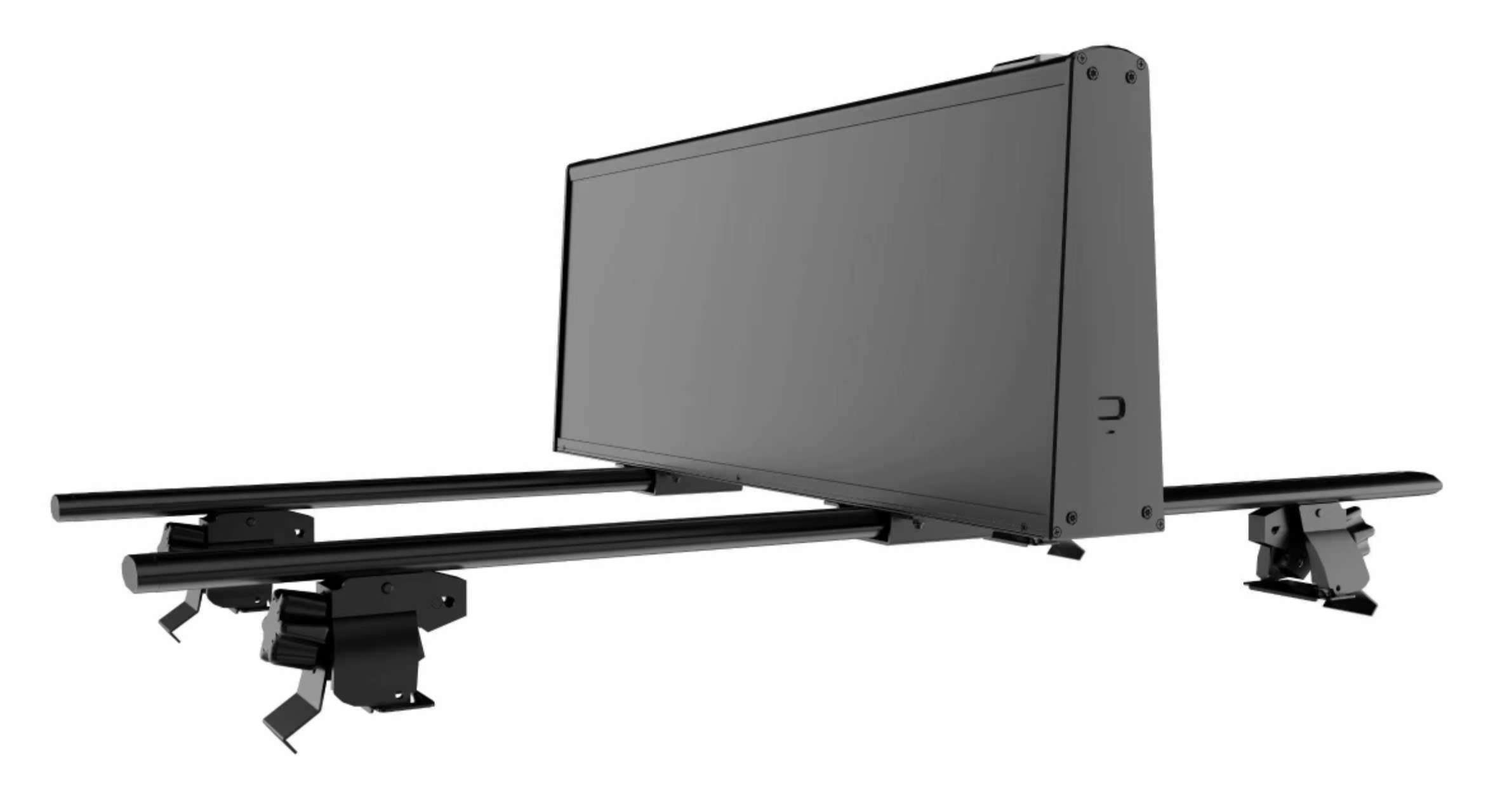 Rooftop LED display field installation