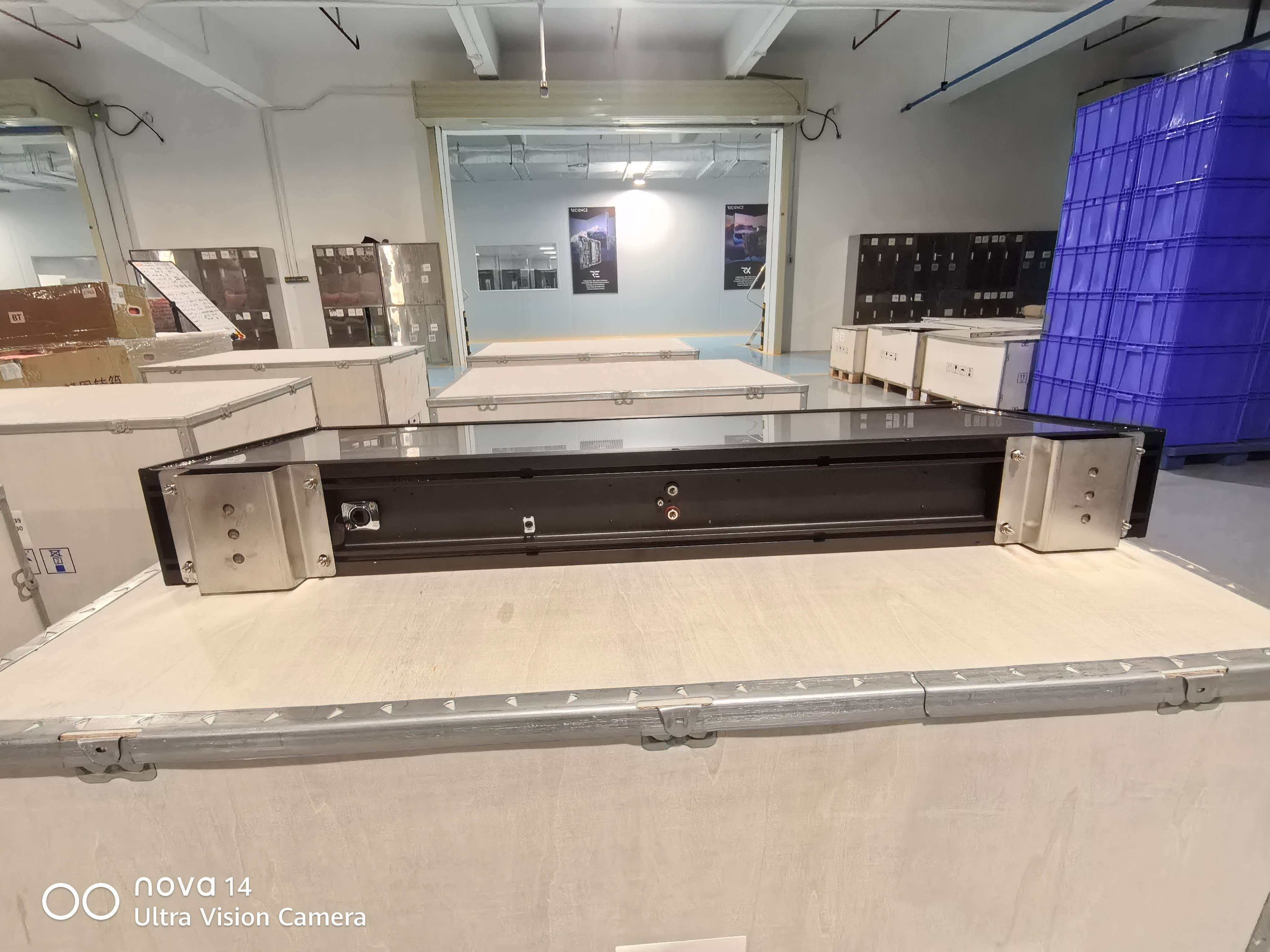 Double-sided rooftop LED panel on rideshare vehicle