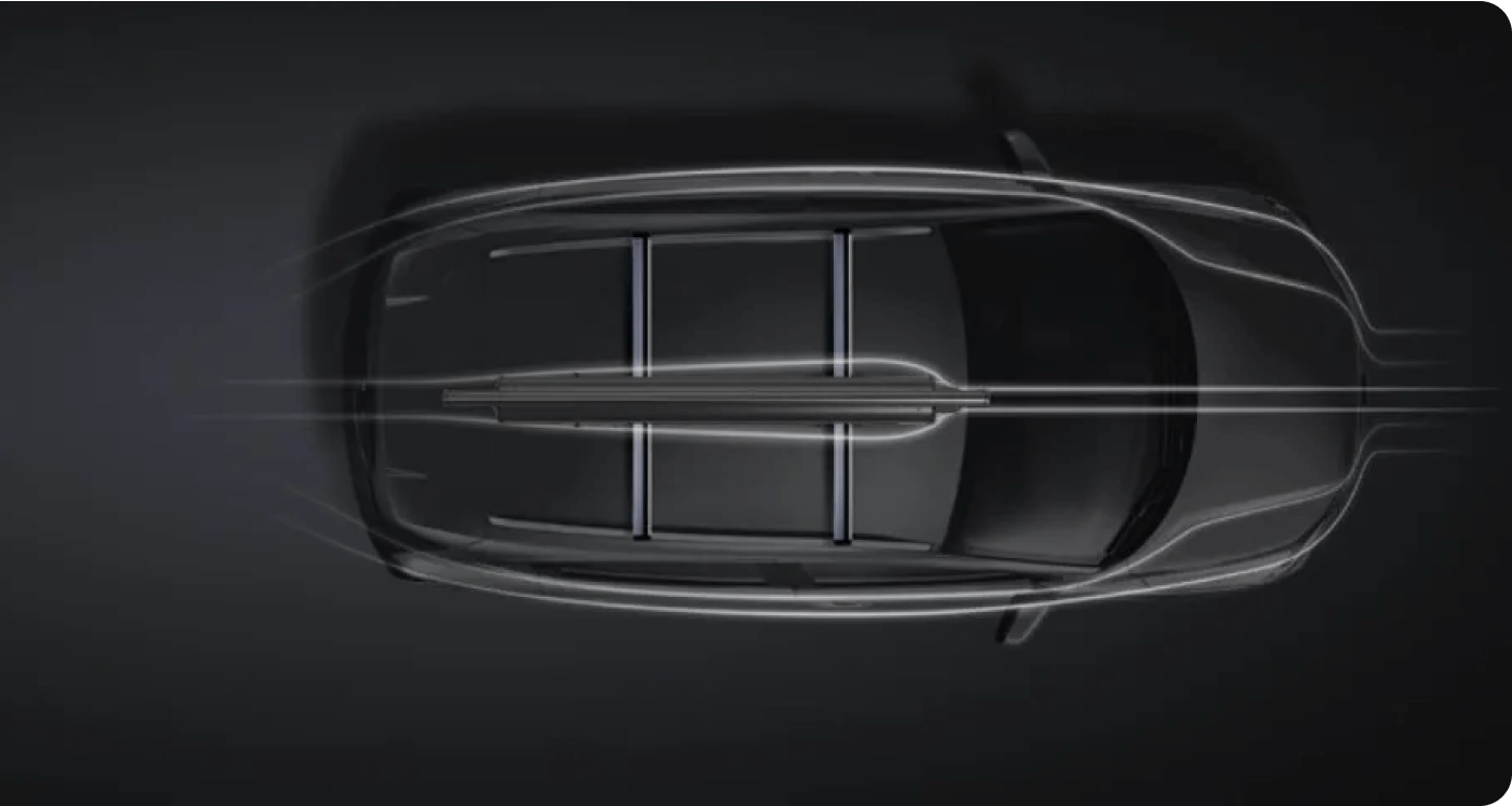 Rooftop LED panel technical diagram without device