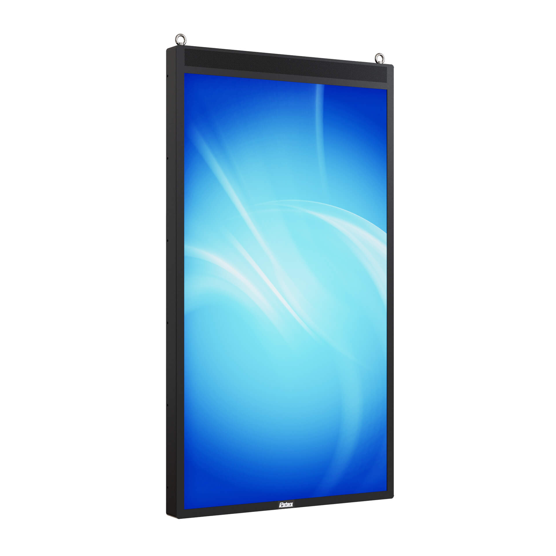 Single-sided ceiling mount display