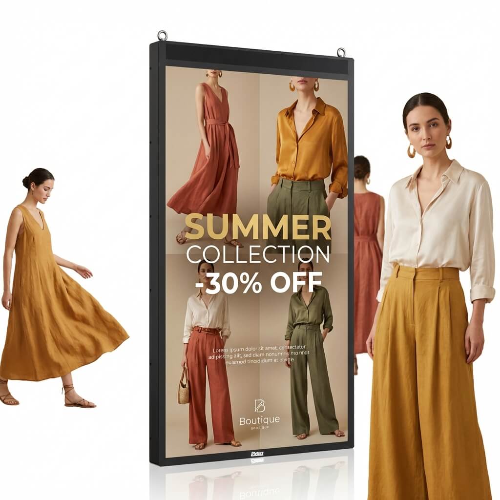 Retail fashion window display